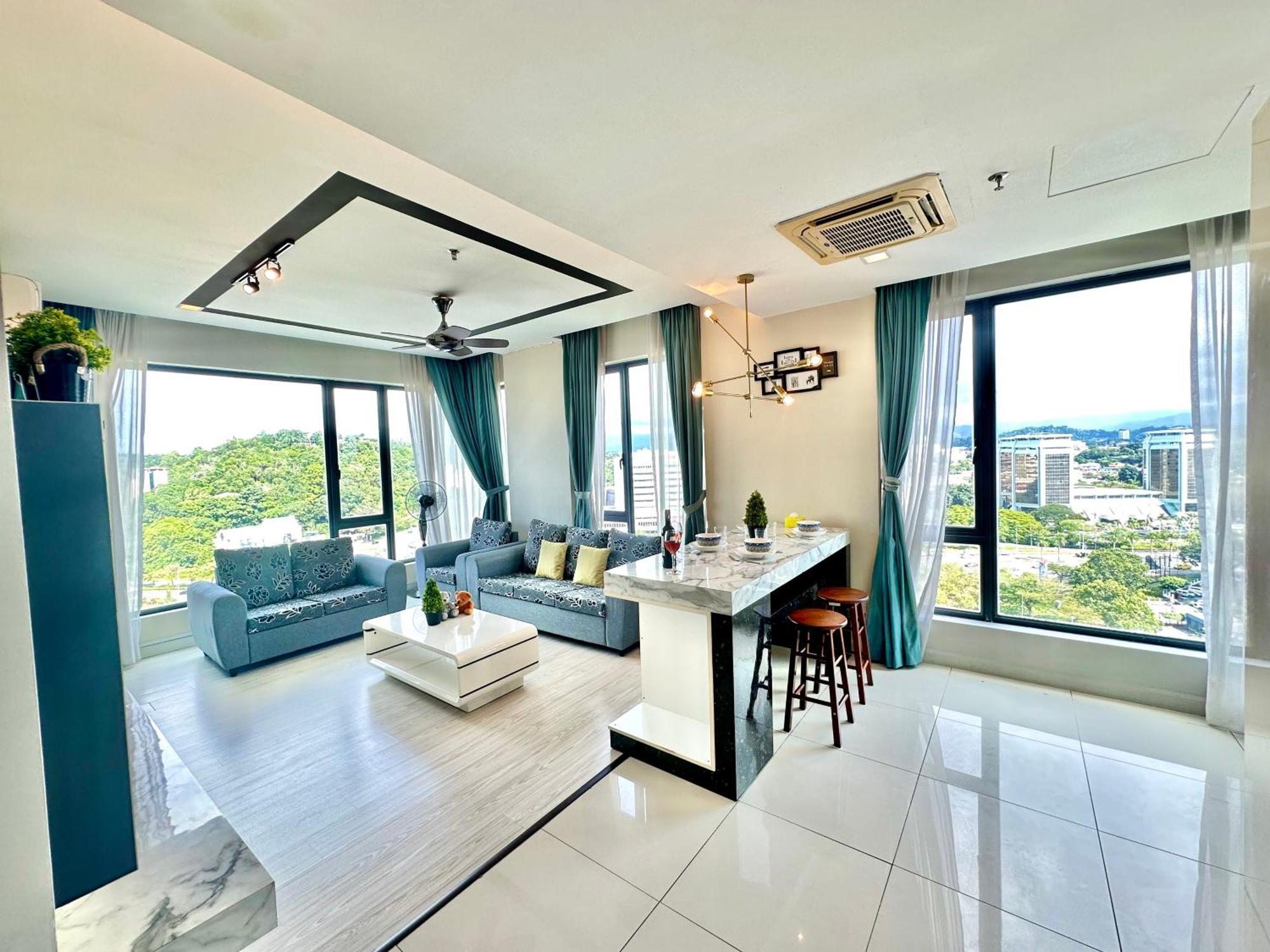 Cozy Living Sky Apartment Kota Kinabalu Ngoại thất bức ảnh